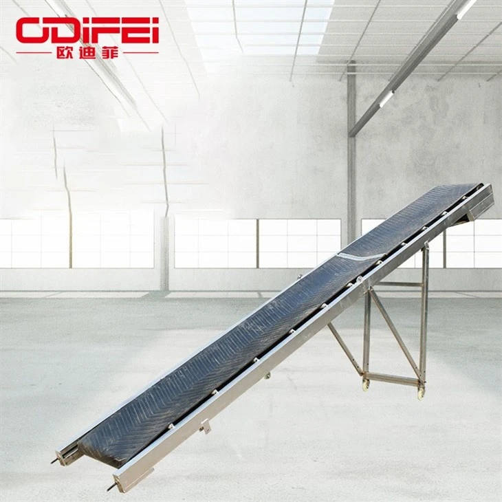 Mobile hydraulic lift belt conveyor (2)